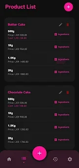 Bake Calendar screenshot