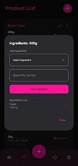 Bake Calendar screenshot