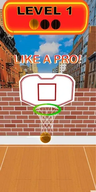 Basketball Hoop Shots 1.3 screenshot 1