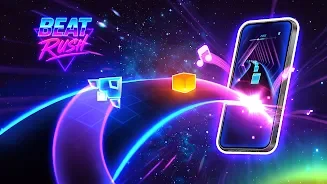 Beat Rush: Cyber Neon Rhythm Screenshots 6