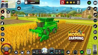 Big Farming Tractor Game 3D screenshot