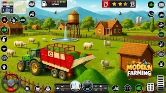 Big Farming Tractor Game 3D screenshot