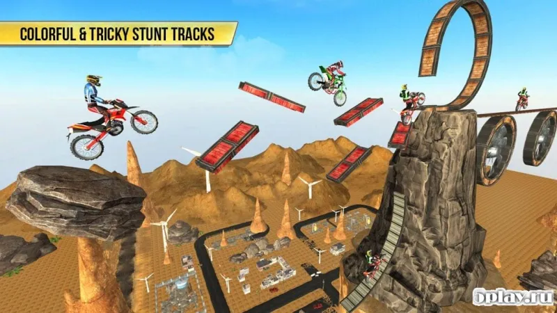 Bike Stunts - Desert screenshot 1