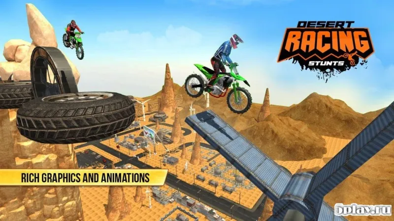 Bike Stunts - Desert screenshot 3