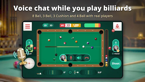 Billiards Online screenshot