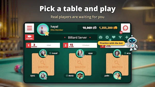 Billiards Online screenshot
