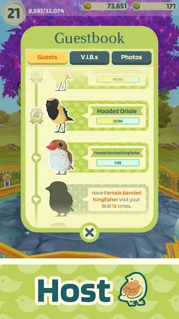 Bird BnB 1.18 screenshot 1