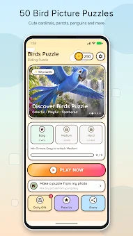Birds Puzzle: Sliding Tiles screenshot