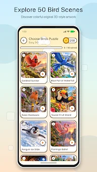 Birds Puzzle: Sliding Tiles screenshot