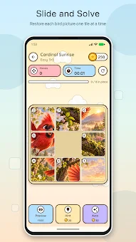 Birds Puzzle: Sliding Tiles screenshot