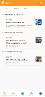 BLISS Cares screenshot