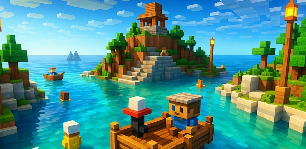 Block Land 3D: Craft & Build screenshot