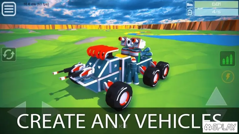 Block Tech : Epic Sandbox Car Craft Simulator GOLD 1.8 screenshot 3