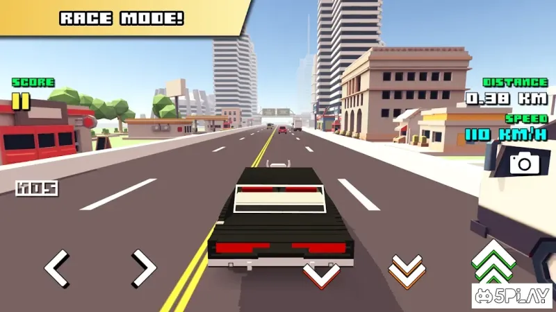 Blocky Car Racer screenshot 1