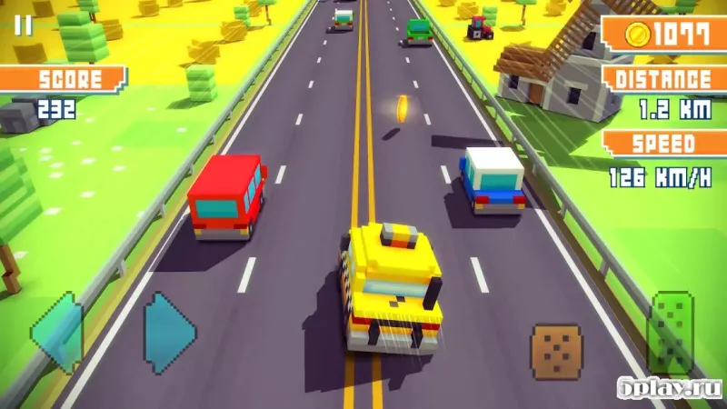 Blocky Highway: Traffic Racing screenshot 4