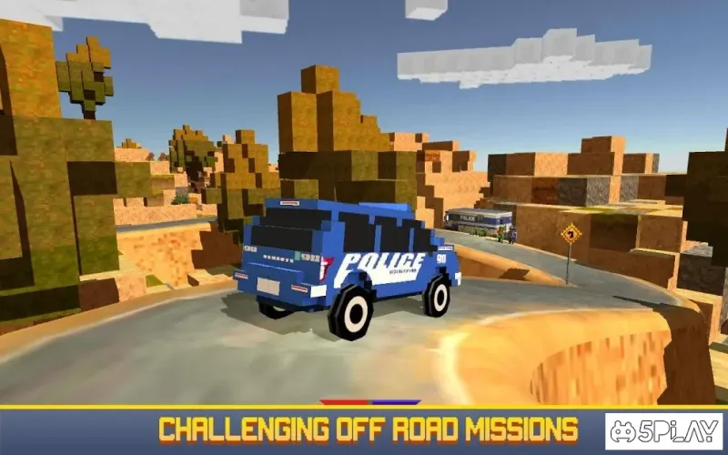 Blocky San Andreas Police 2017 screenshot 3