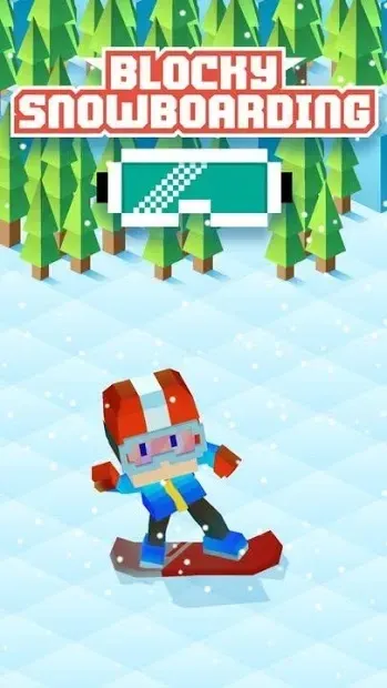 Blocky Snowboarding 1.7.219 screenshot 4