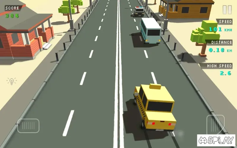 Blocky Traffic Racer screenshot 4