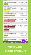 Blood Pressure Tracker screenshot