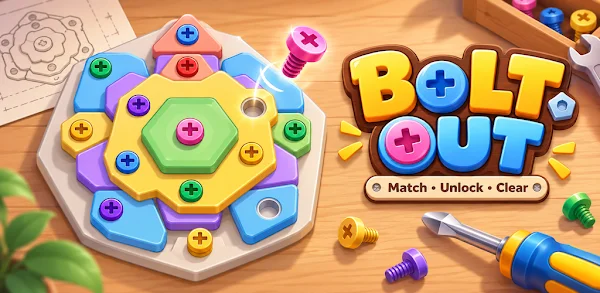 Bolt Out - Puzzle Game screenshot