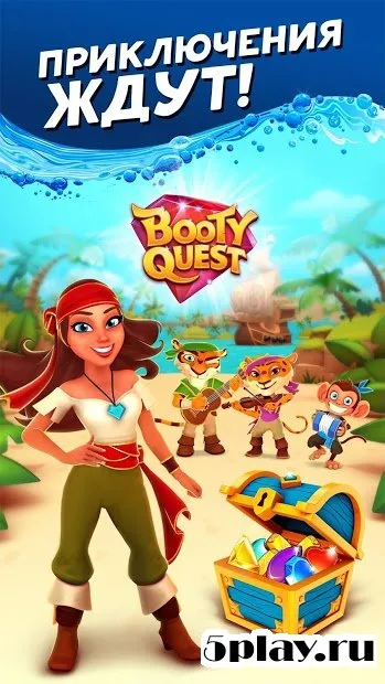 Booty Quest - Pirate Match 3 screenshot 4