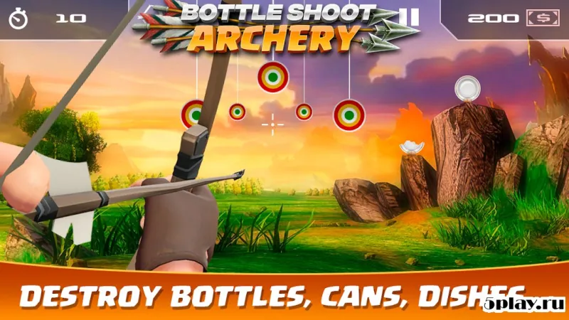 Bottle Shoot Archery screenshot 2
