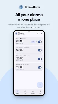 Brain Alarm - Alarm Clock screenshot