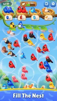 Bubble Bird: Color Match screenshot