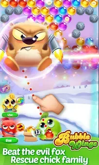 Bubble Wings: bubble shooter screenshot