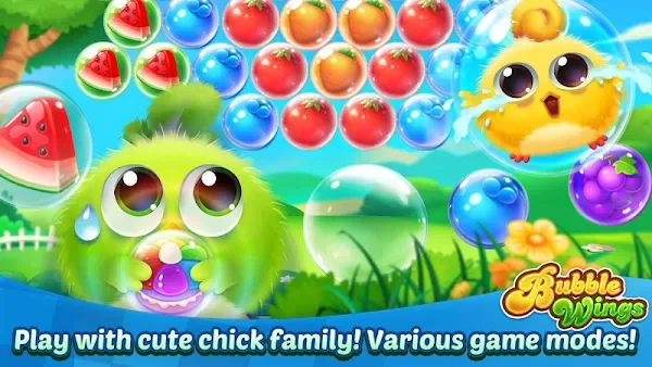 Bubble Wings: bubble shooter screenshot