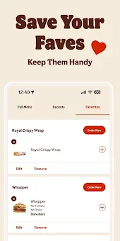 Burger King screenshot