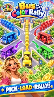Bus Color Rally screenshot