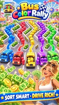 Bus Color Rally screenshot