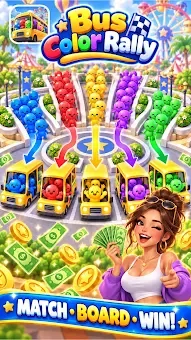 Bus Color Rally screenshot