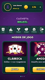 Cacheta Brasil: Pife Online screenshot