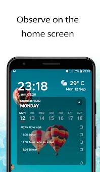 CalendarDC: reminder, widgets screenshot