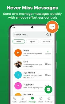 Caller Id & Block Spam SMS screenshot