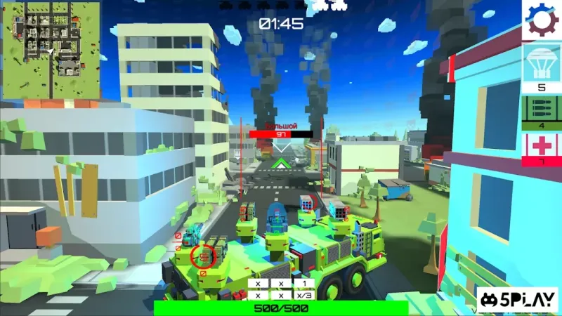 Автомобільні гармати: Перехресна королівська битва війни війни 1.18.0 screenshot 2