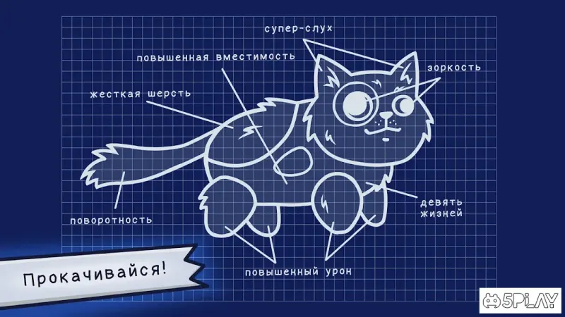 Cat Trip – приключения и бегалки с котом Альбертом 0.28 screenshot 3