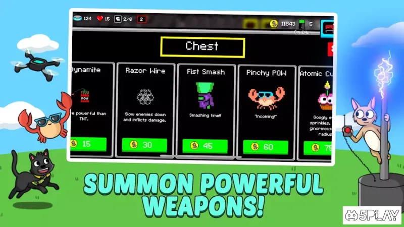 Cats & Cosplay: Superhero TD Battles 2.0.1 screenshot 4