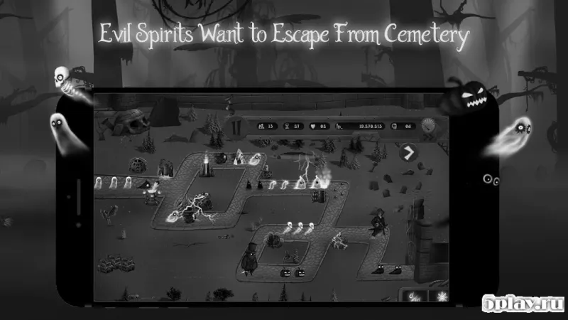 Cemetery Gates TD - Tower Defense screenshot 1