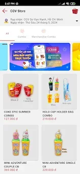 CGV Cinemas Vietnam screenshot
