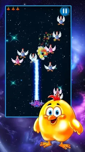 Chicken Shooter: Space Shooting screenshot 4