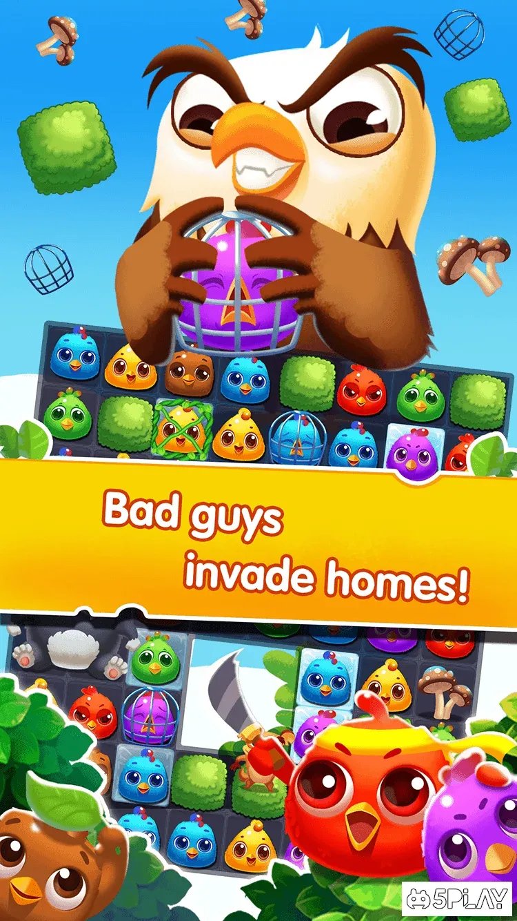 Chicken Splash 2 - Collect Eggs & Feed Babies 8.1 screenshot 2