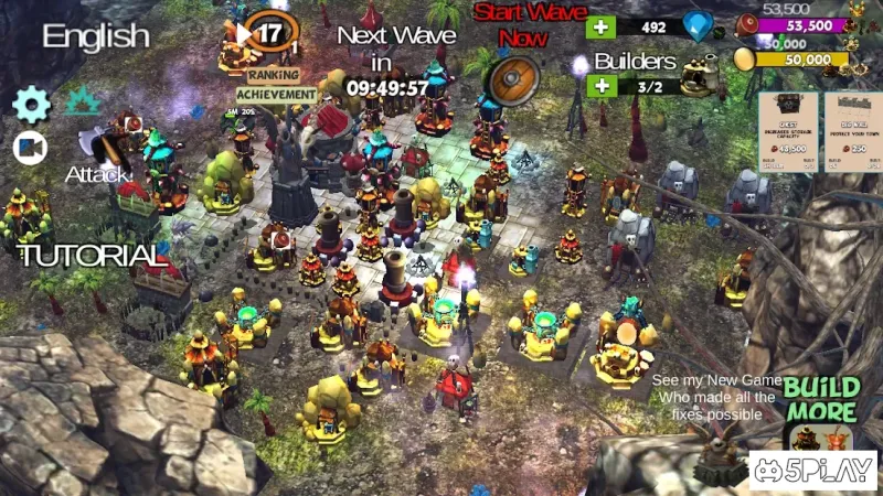 Clash Of Orcs City Building Defense War TD screenshot 2
