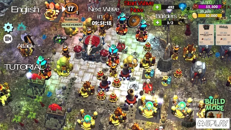 Clash Of Orcs City Building Defense War TD screenshot 3