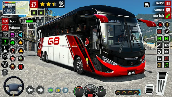 Coach Bus Game 3D Bus Driver screenshot