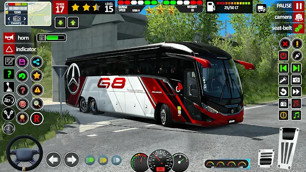 Coach Bus Game 3D Bus Driver screenshot