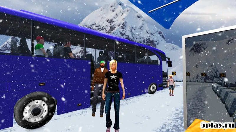 Coach Bus Simulator Off Road Bus Mountain Drive screenshot 2