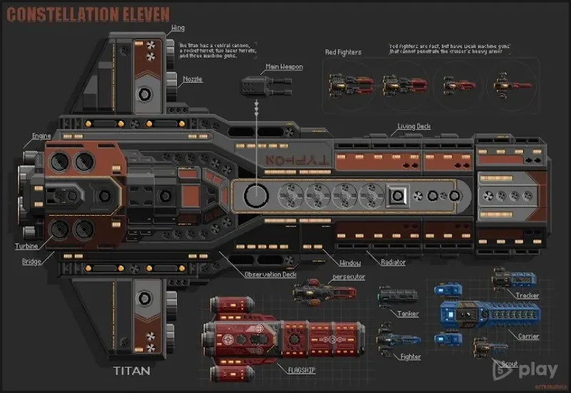 Constellation Eleven - space RPG shooter 1.52 screenshot 4